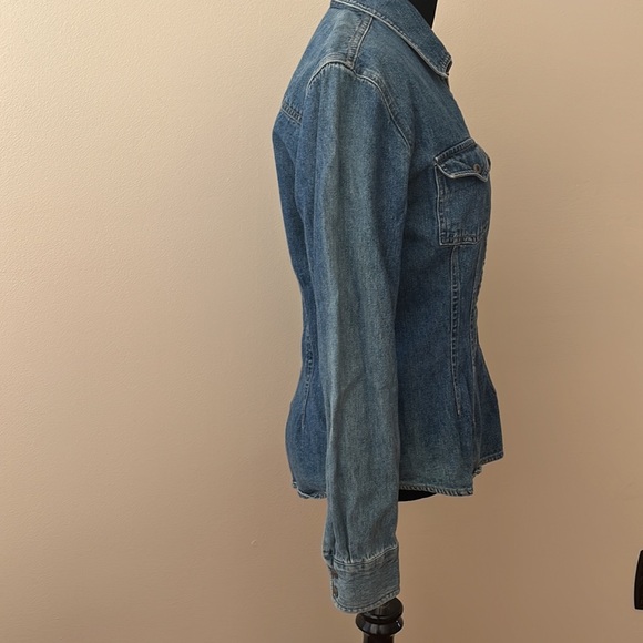 Vintage American Eagle Denim Shirt Jacket - Picture 10 of 13